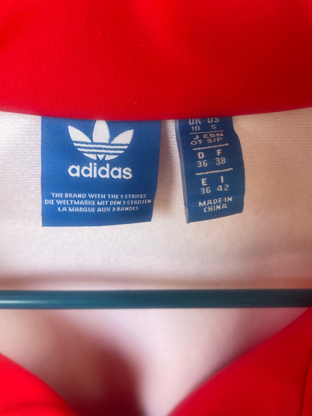 Adidas BOLD AGE track suit maxi Red & White Dress pockets - Picture 9 of 13